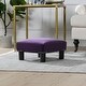 preview thumbnail 63 of 130, The Curated Nomad Performance Fabric Stardust Square Upholstered Footstool Ottoman