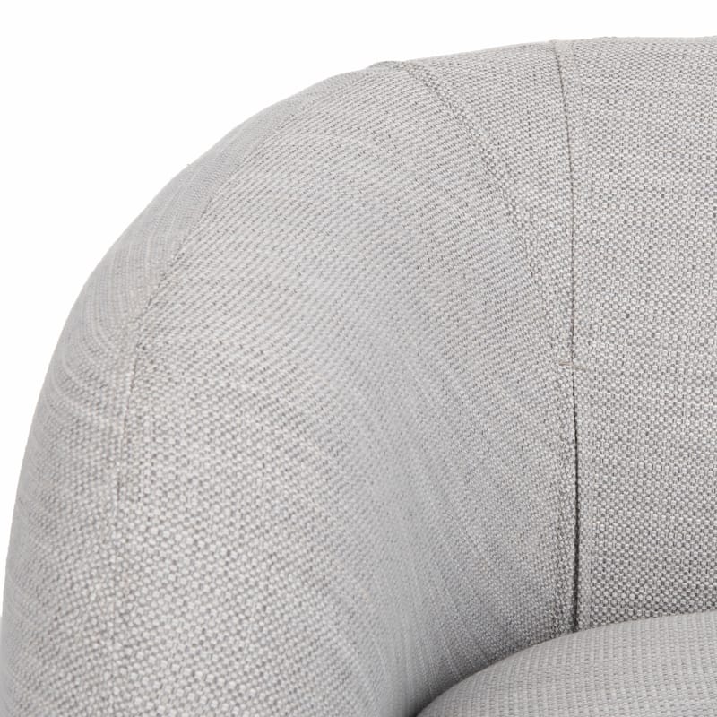 SAFAVIEH Couture Griseldis Stone Polyester Blend Accent Chair - 33" W x 30" D x 29" H - 33Wx30Dx29H