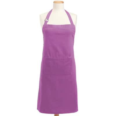 Unisex Cotton Kitchen Chef Apron - 32" - Orchid Purple