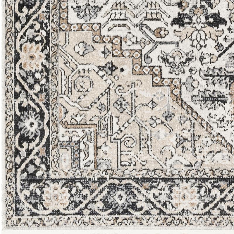 Livabliss Lavadora Traditional Washable Area Rug