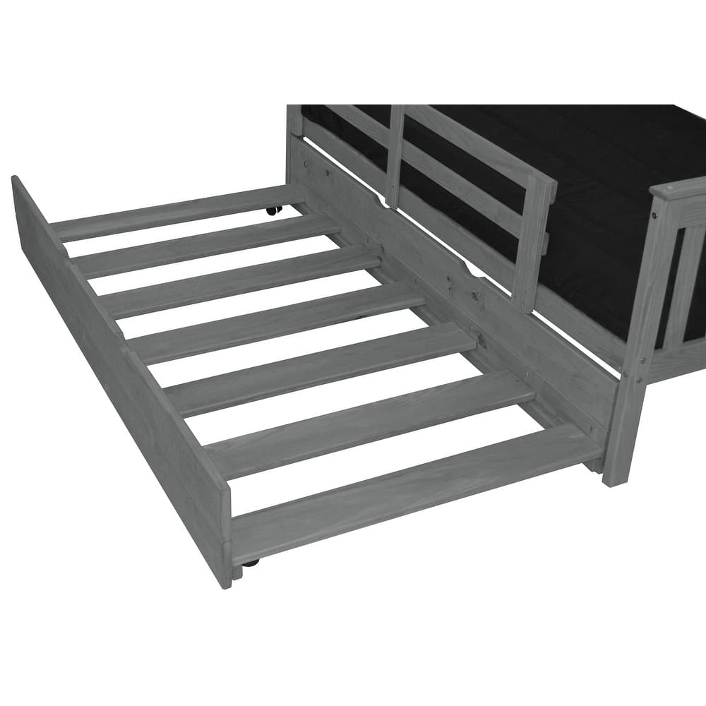 Pine Full Trundle Unit