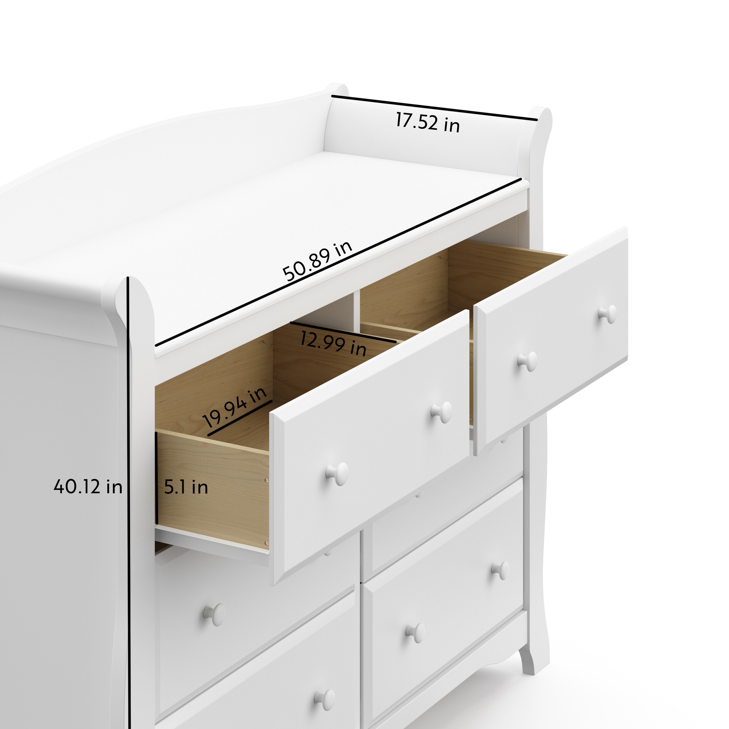 storkcraft avalon 5 drawer dresser