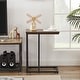 preview thumbnail 56 of 61, Javlergo Set of 2 C-Shaped Sofa Side Table, Small End Table for Living Room, Narrow Bedside/TV Tray Table