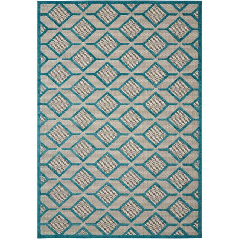 Nourison Aloha Geometric Indoor/Outdoor Area Rug