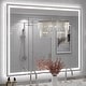 preview thumbnail 19 of 161, Large LED Bathroom mirror Tempered Glass Dimmable Anti-Fog Vanity Mirror 51x40