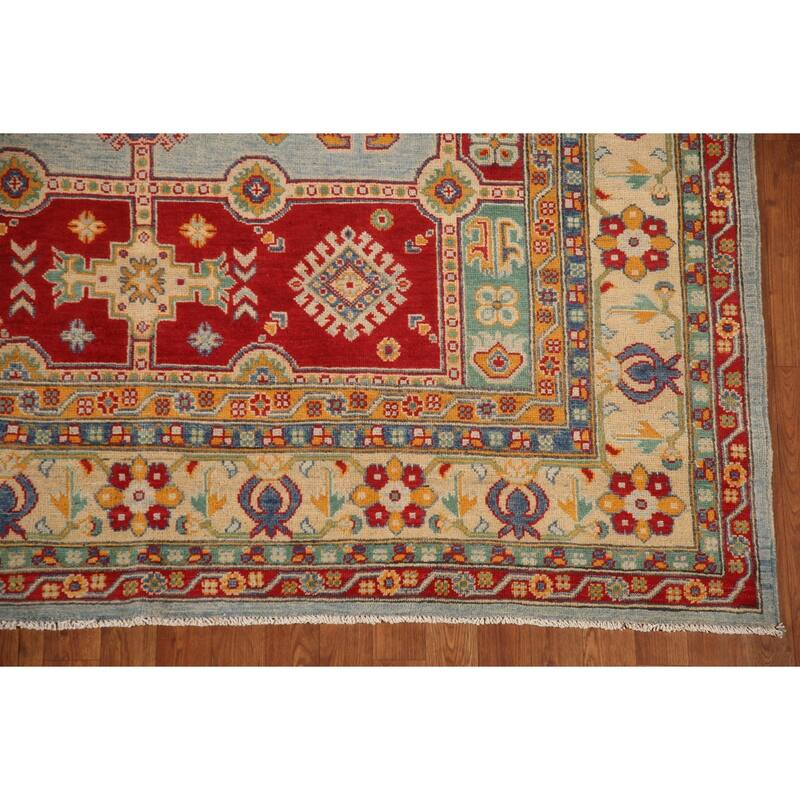 Kazak Oriental Area Rug Handmade Bedroom Wool Carpet - 6'9" x 9'9"