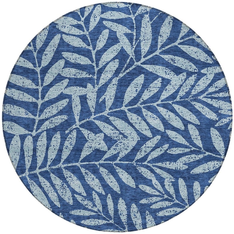 HomeRoots Floral Transitional Rectangle Outdoor Rug