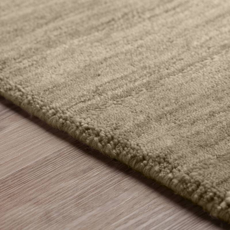 Addison Cooper Multi Shade Solid Wool Area Rug