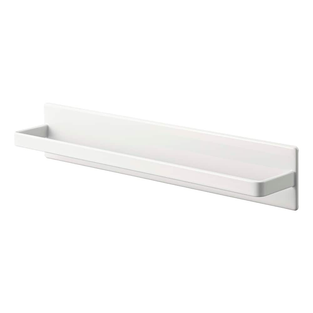 Yamazaki Home Magnetic Kitchen Towel Hanger, Steel, Holds 3 lbs - L 1.77 x W 11.02 x H 1.97 inches