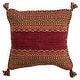 preview thumbnail 7 of 7, Artistic Weavers Southwest Tasseled 20-in. Square Throw Pillow (Poly OR Down Fill) Down - Red