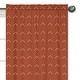 preview thumbnail 3 of 3, Boho Arrow 84in Window Treatment Curtain Panel Pair - Ivory Burnt Orange Modern Farmhouse Southwest Shabby Chic Bohemian Diamond