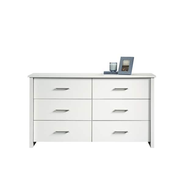 Mainstays Hillside 6-Drawer Dresser, Soft White Finish - Bed Bath & Beyond