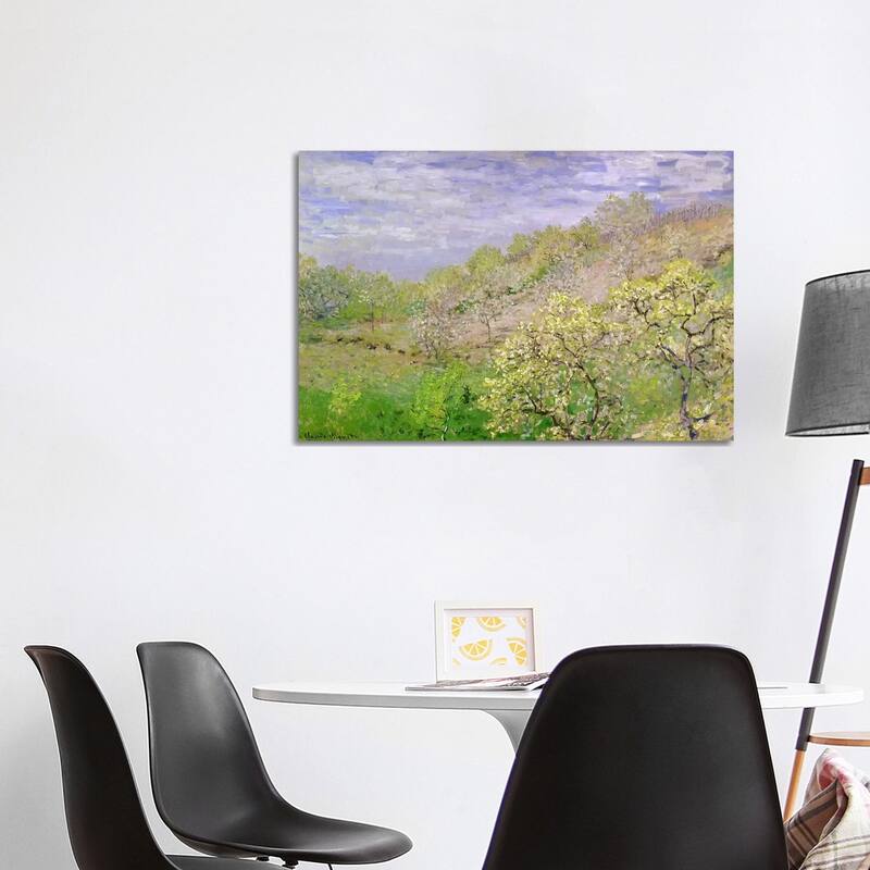 iCanvas "Trees in Blossom" by Claude Monet Canvas Print - 26x40x1.5