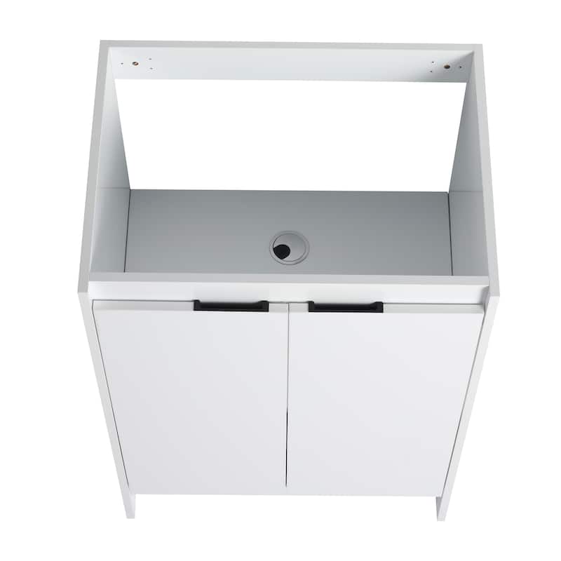 Freestanding Bathroom Vanity With Resin Sink