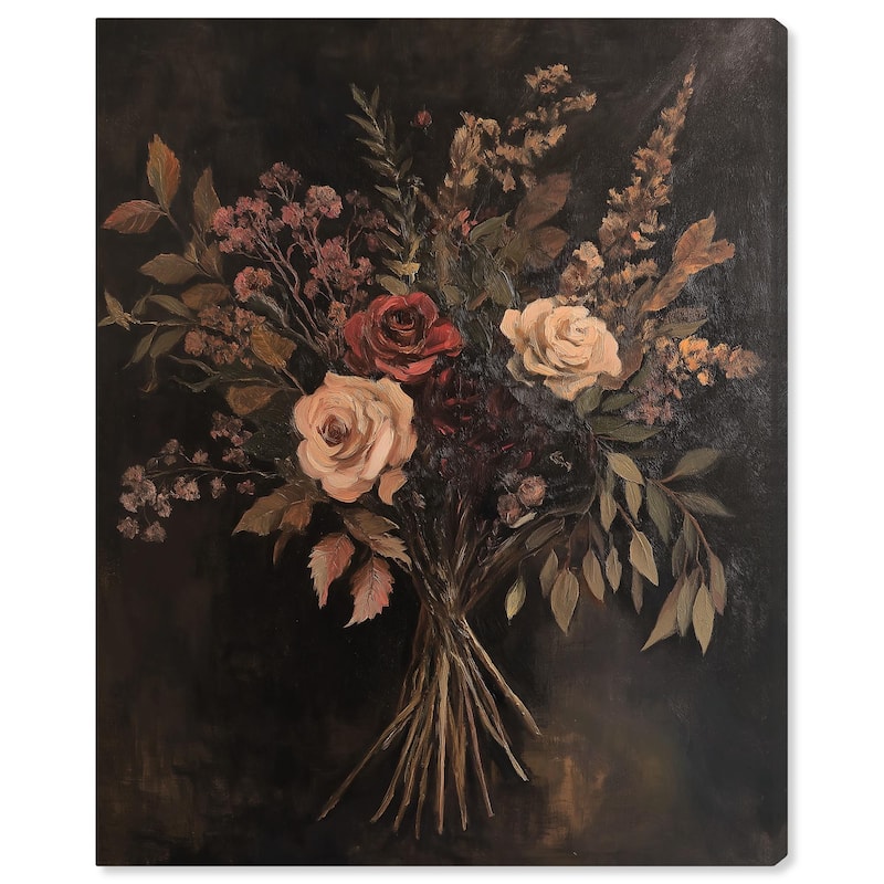 Rustic Roses Canvas by Art Remedy, Gallery Wrapped - 30" x 36"