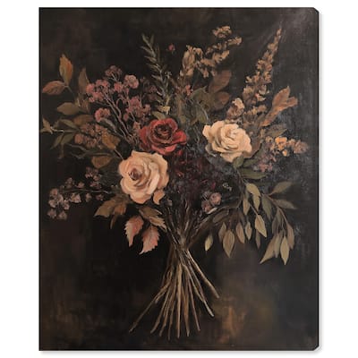 Rustic Roses Canvas by Art Remedy, Gallery Wrapped