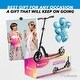 preview thumbnail 8 of 6, Lascoota Kick Scooter for Adults & Teens. Lightweight Foldable Scooter - Antique Pink