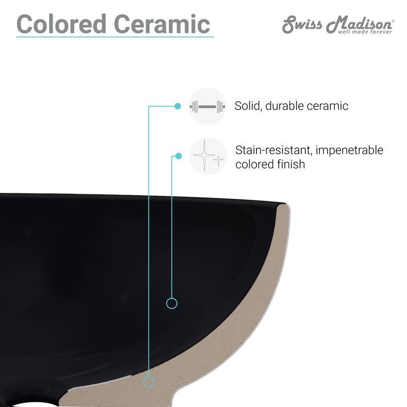 Classe 16" Ceramic Sink