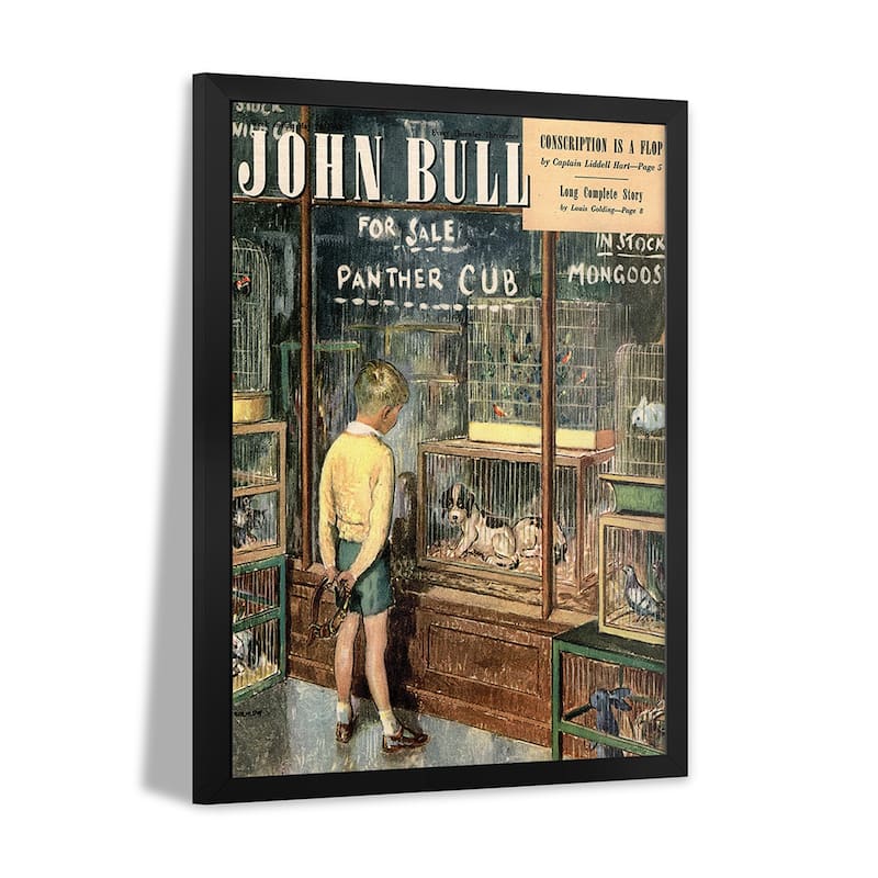 1948 John Bull Magazine Cover Premium Framed Poster by The Advertising Archives