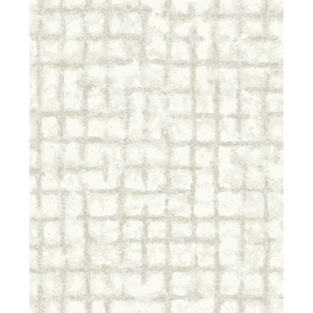 Scott Living Shea Gold Distressed Geometric Wallpaper