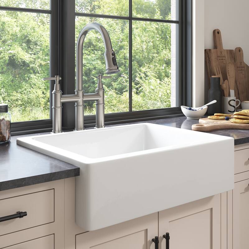 Farmhouse Apron Ceramic Kitchen Sink