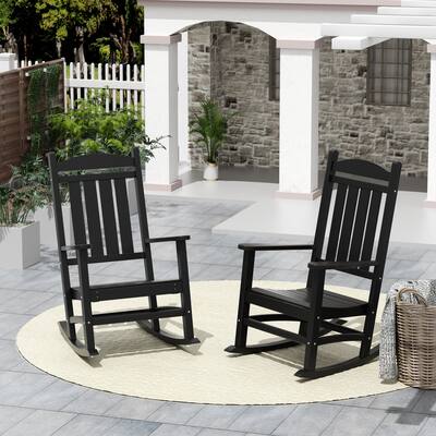 Laguna Classic Poly Eco-Friendly All Weather Rocking Chair (Set of 2)