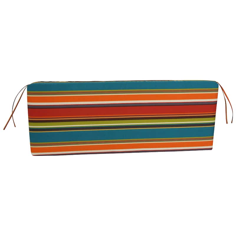 Blazing Needles 54-inch All-Weather Bench Cushion - 54 x 19