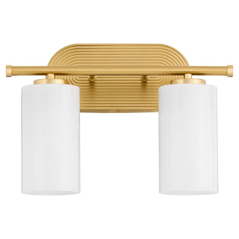 Quorum International 5228-2 Belinder 2 Light 15" Wide Vanity Light - Aged Brass