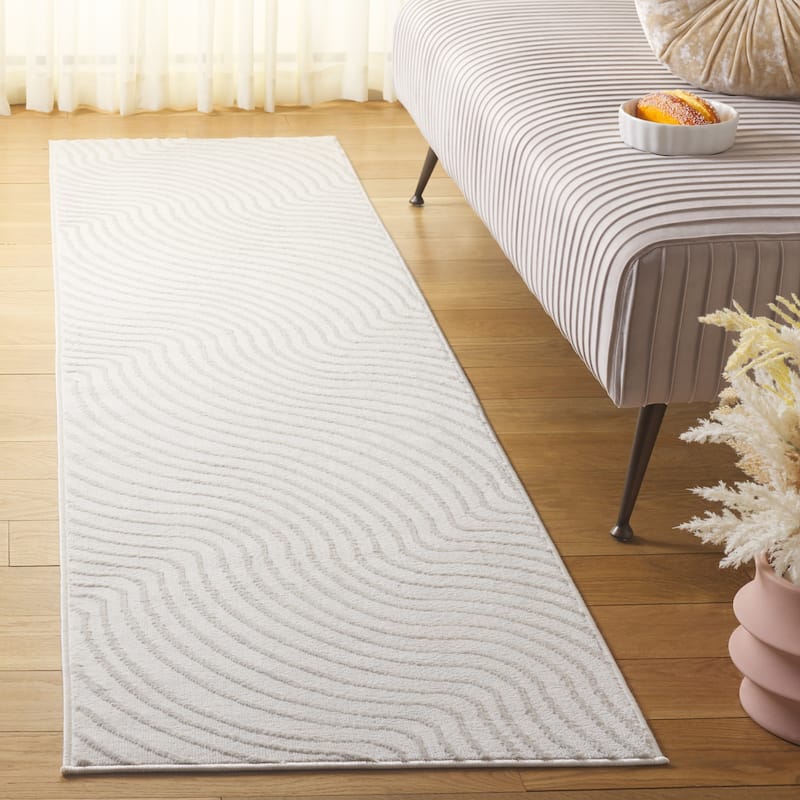 SAFAVIEH Archway Mireia Modern & Contemporary Rug - 2'2" x 10' Runner - Ivory