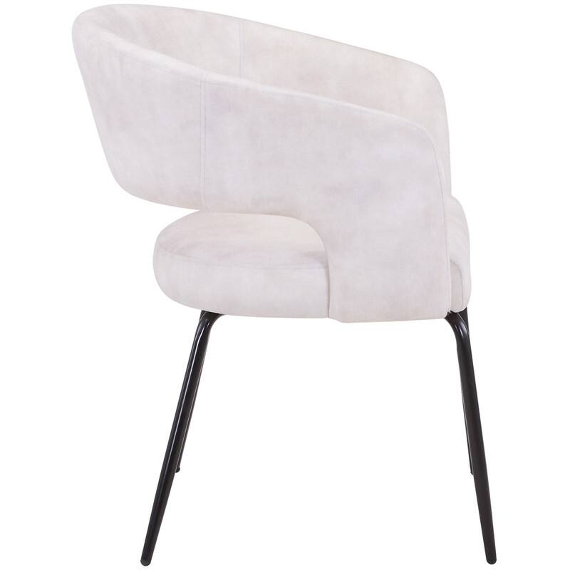 Verve Modern 36 Inches Round Dining Set with Solid Wood Tabletop and 4 Velvet/Leather Chairs for Home Kitchen or Dining rooms