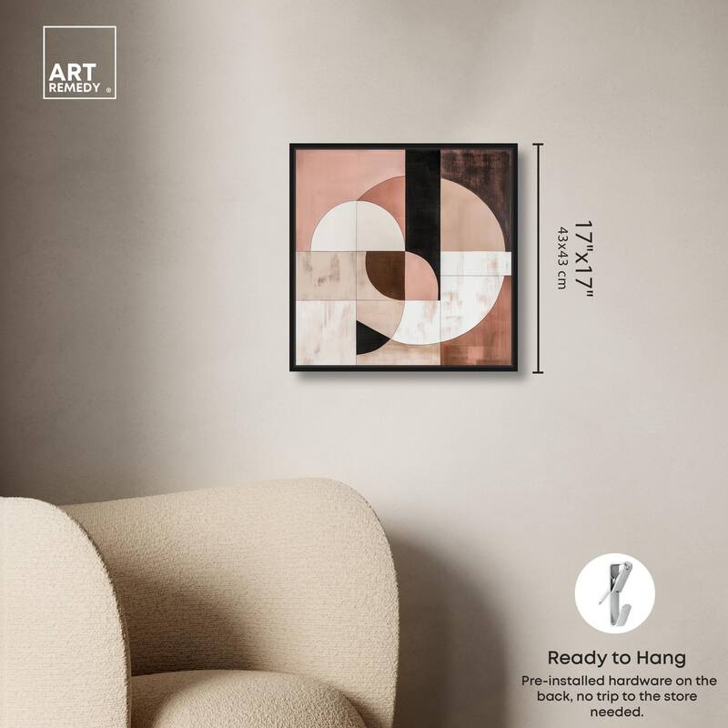 Modern Shapes I Canvas by Art Remedy