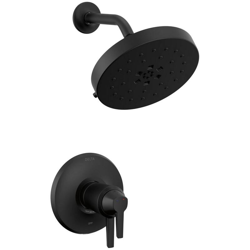Delta Galeon Tempassure 17T Series Dual Function Thermostatic Shower - Matte Black