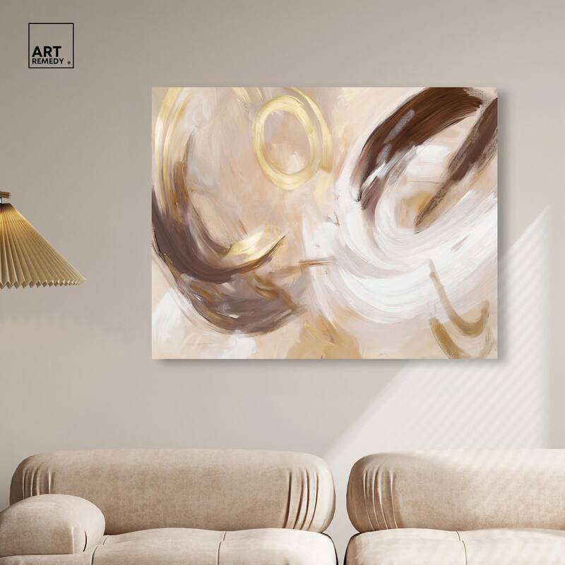 Dreamy Swirls II Canvas by Art Remedy, Gallery Wrapped