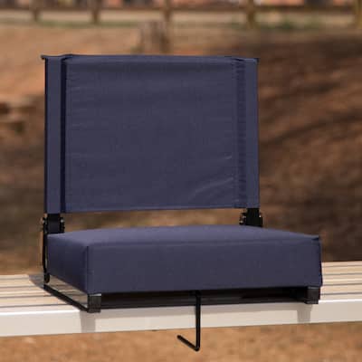 Ultra-Padded Stadium Chair - 18"W x 14"D x 18"H - 18"W x 14"D x 18"H