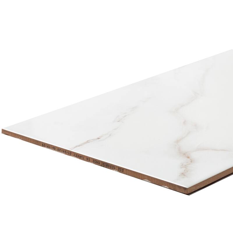 The Tile Life Huntington 12x24 White Porcelain Floor & Wall Tile