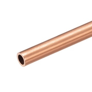 Copper Round Tube 8mm Od 1.5mm Wall Thickness 200mm Length Pipe Tubing 