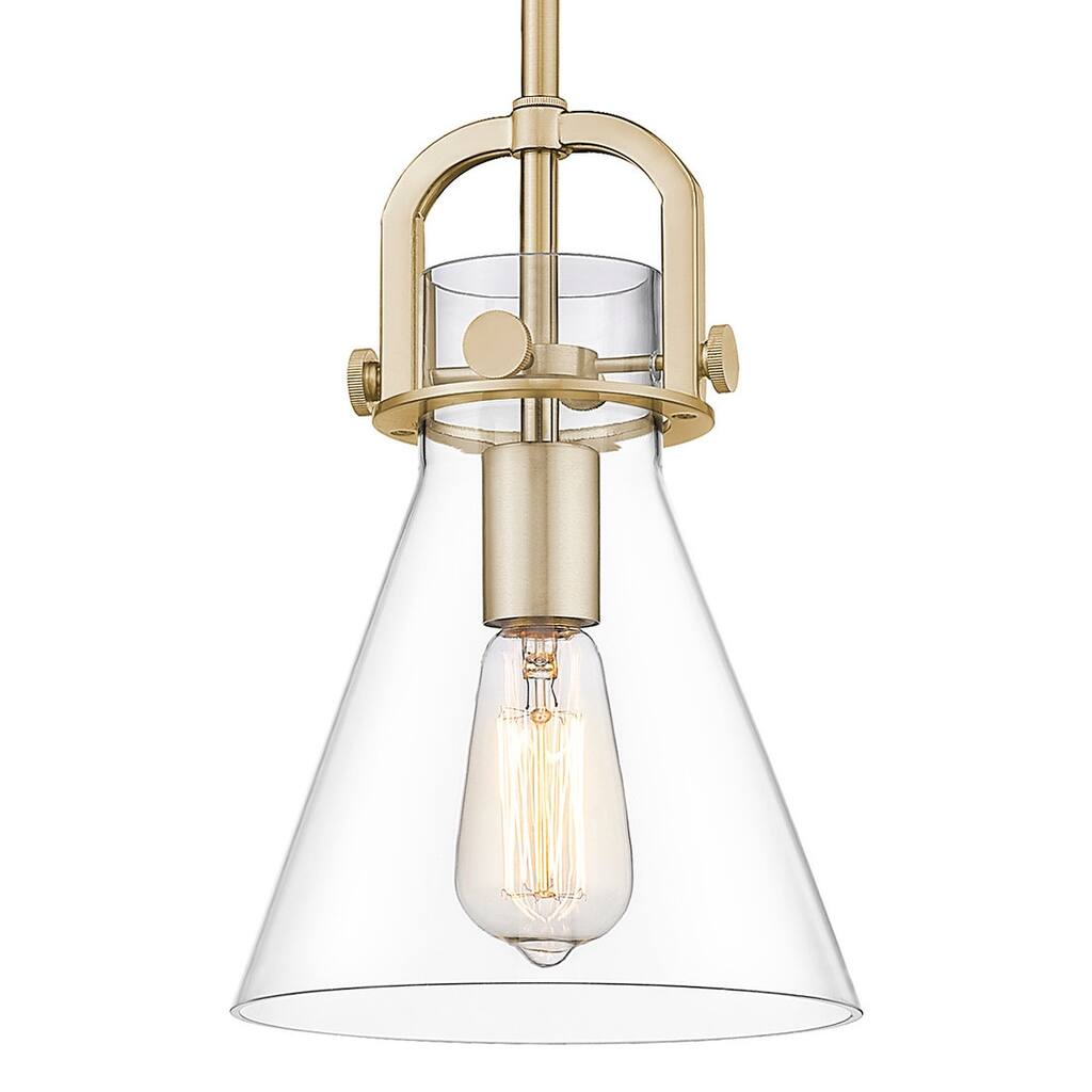 Innovations Lighting 410-1SS-G411-8CL Newton Cone 8" Wide Arched-Frame