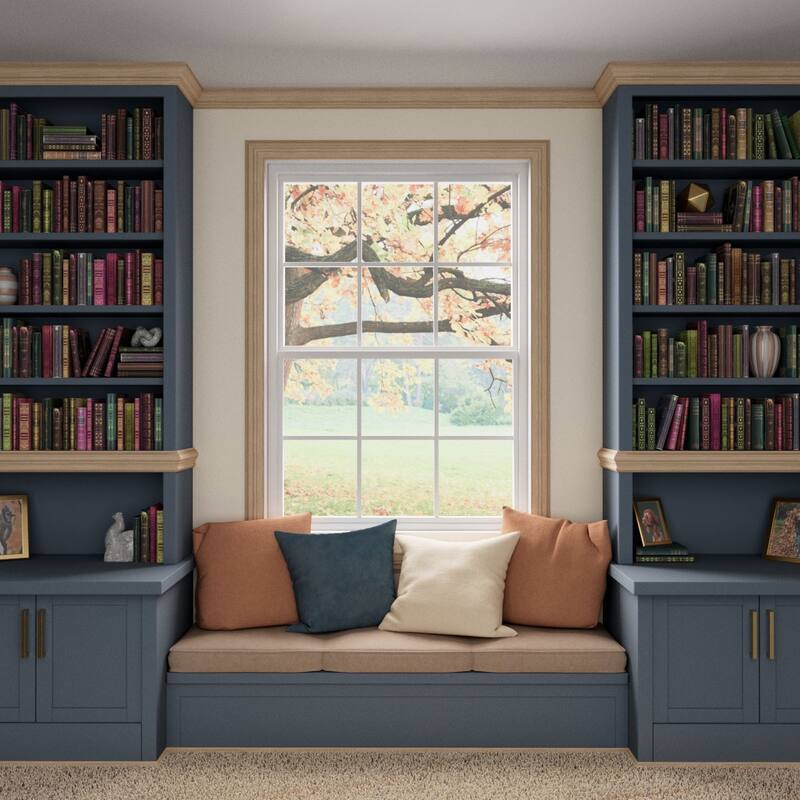 WM1207: 11/16-in D x 7/8-in W x 96-in L Americraft Solid Hardwood Stain Grade Base Cap Moulding