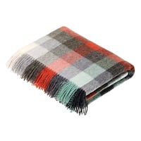 Merino Lambswool Throw Blanket - Harlequin - Made in UK - On Sale - Bed ...