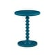 preview thumbnail 38 of 37, Linon Kallie Round Spindle Accent Table