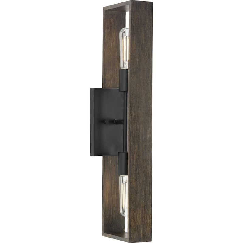 Progress Lighting P710126 Boundary 2 Light 6" Tall Wall Sconce