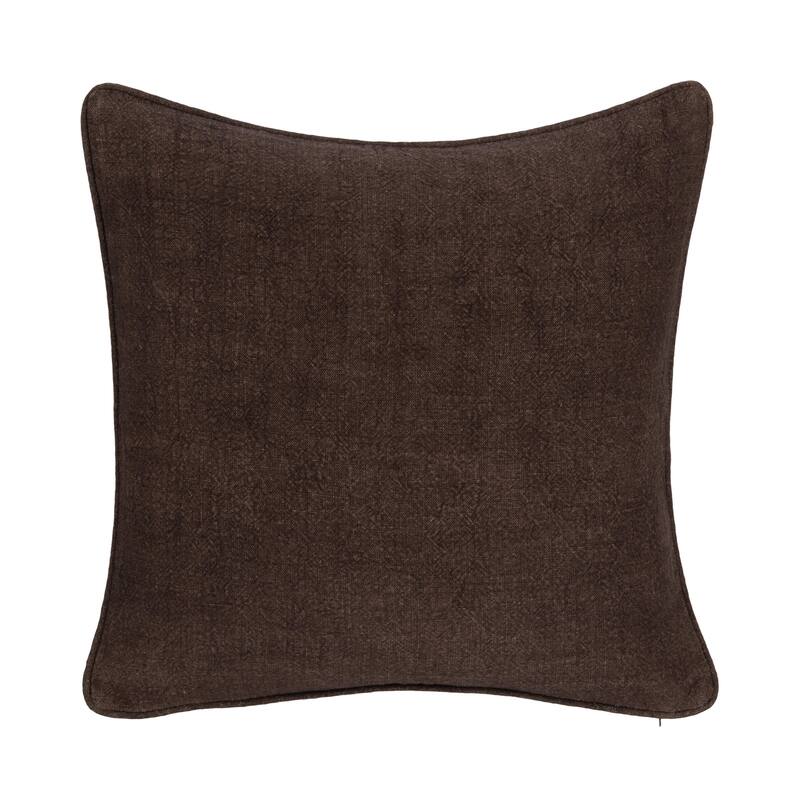 Villa by Classic Home Bedford Linen Fabric Throw Pillow