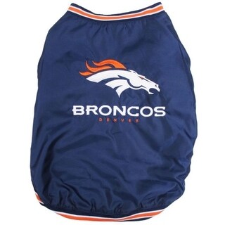 Shop Denver Broncos Pet Sideline Jacket Small Overstock 28564513
