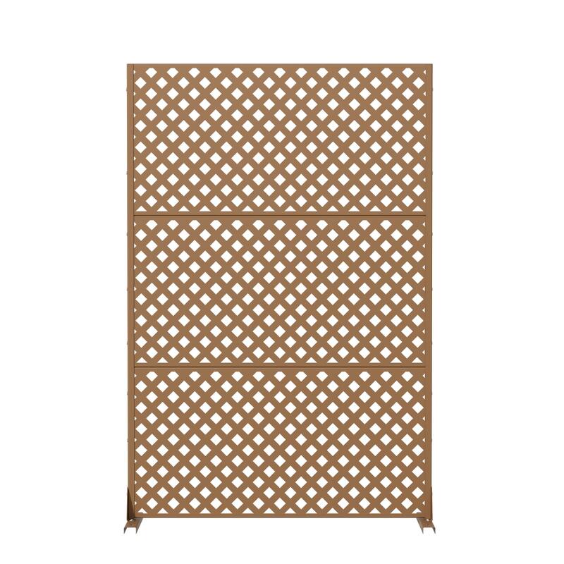 Outdoor Rectangle Privacy Screens Metal Screen Fence Panel