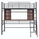 preview thumbnail 37 of 44, Loft Bed with Desk and Shelf