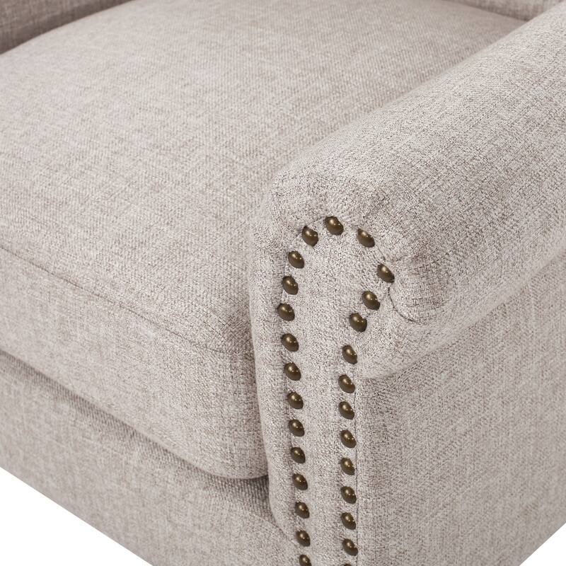 30" High Back Button Tufted Chair