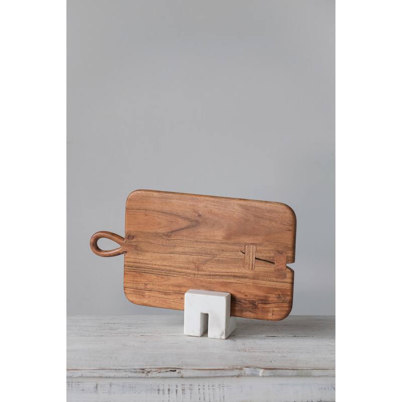 Contemporary Marble Cookbook Stand