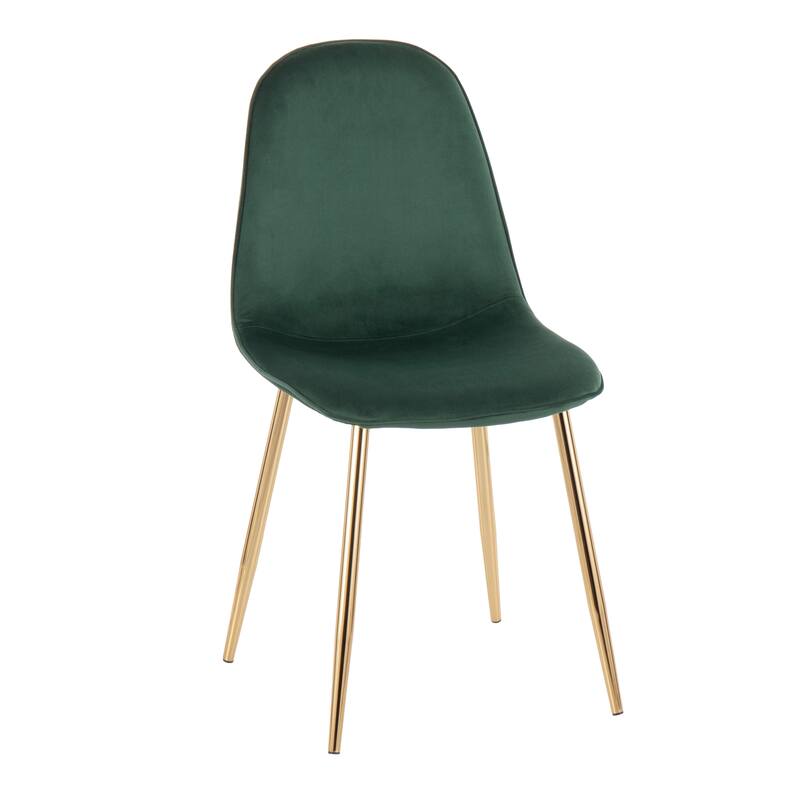 Silver Orchid Stone Gold Dining Chair - Set of 2