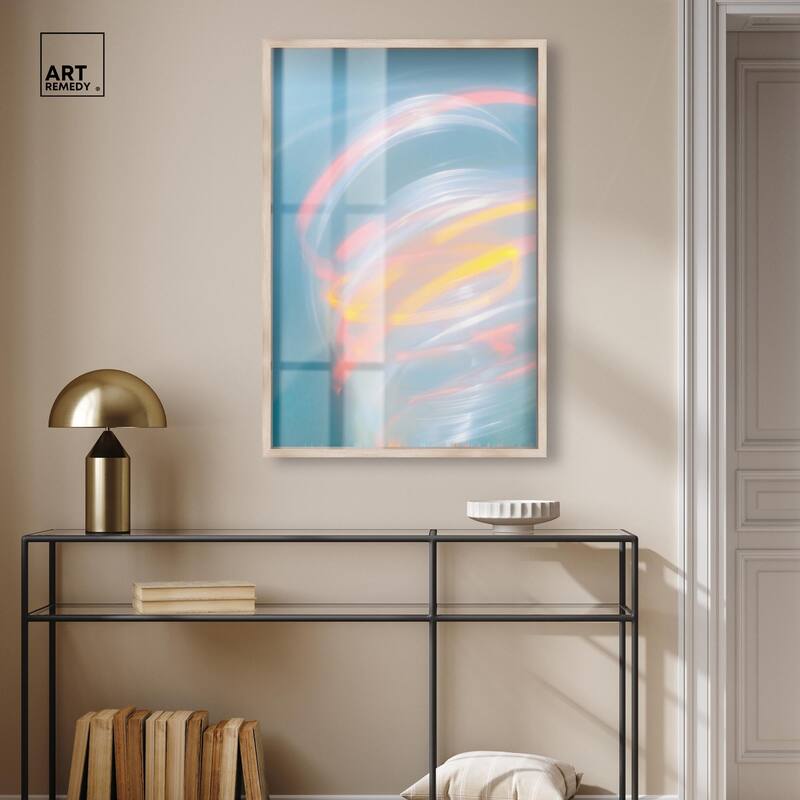 Swirling Light I Shadowbox by Art Remedy