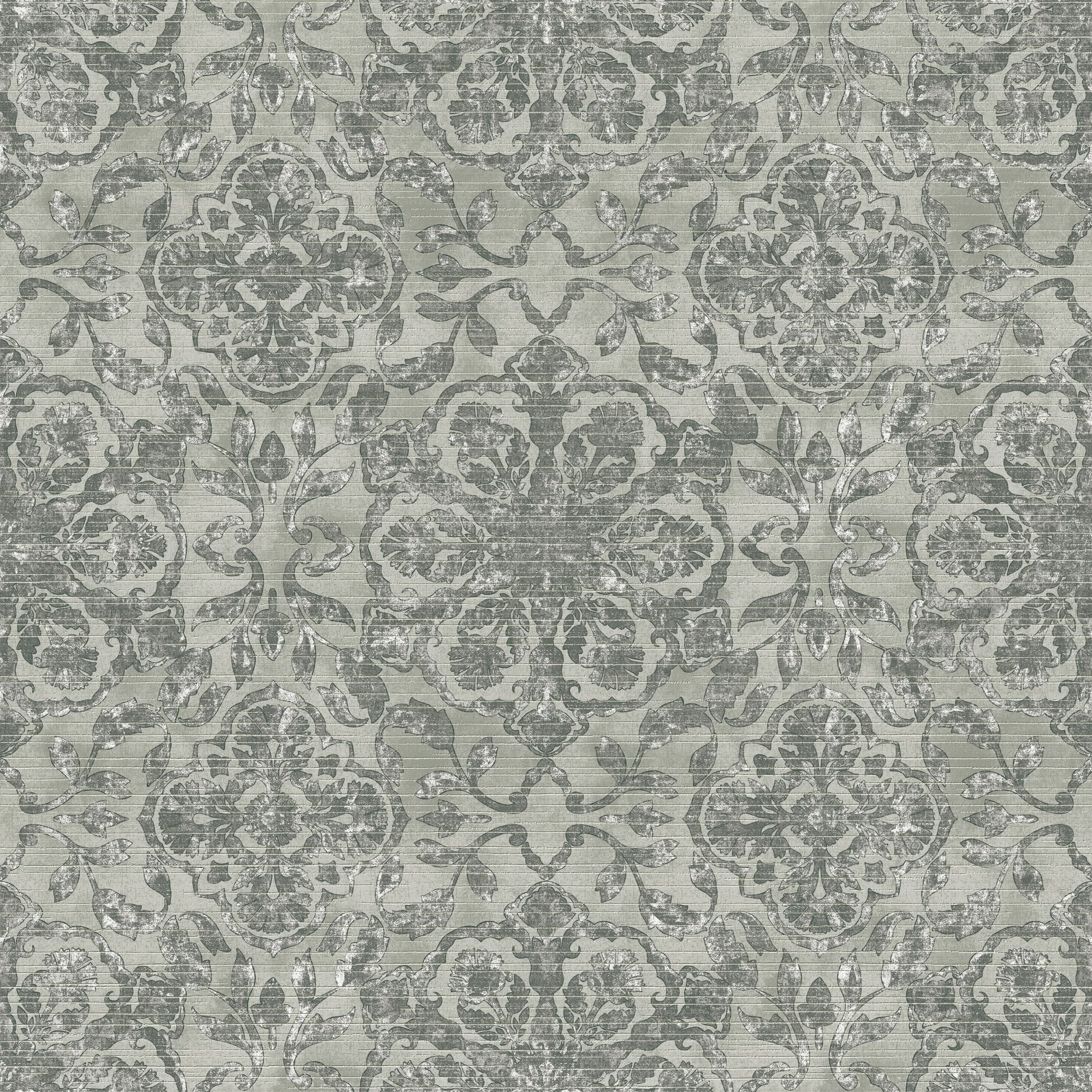 Galerie Wallcoverings Elegance Collection Floral Stripe Shimmer Finish Non-woven Wallpaper Roll